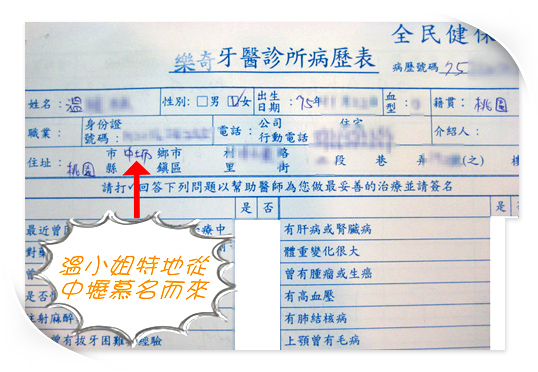溫小姐特地從中壢慕名而來！